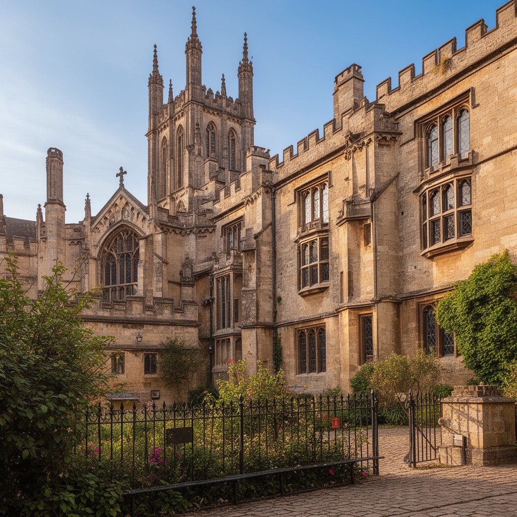 AI-generated illustration of Old Palace, Canterbury