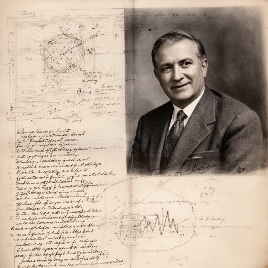 AI-generated illustration of Beno Gutenberg