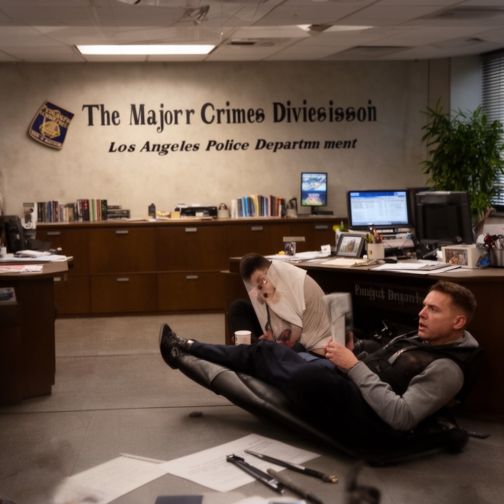 AI-generated illustration of Major Crimes Division
