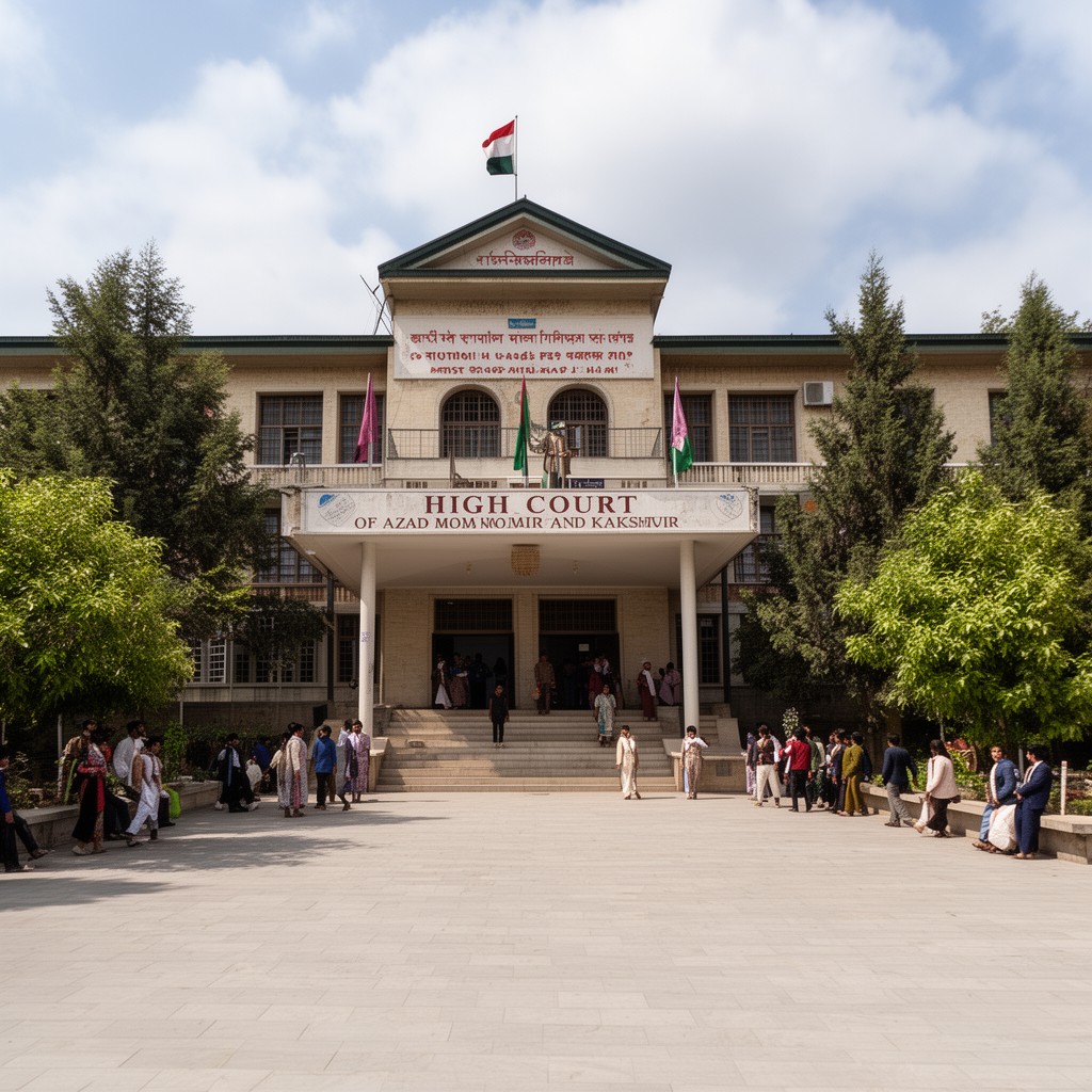 AI-generated illustration of High Court of Azad Jammu and Kashmir