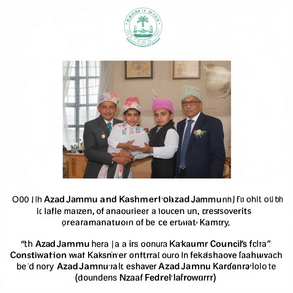 AI-generated illustration of Azad Jammu and Kashmir Council