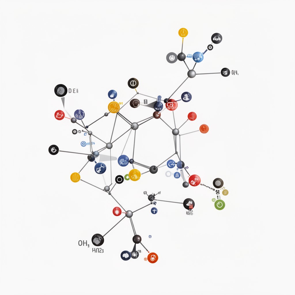 AI-generated illustration of essential amino acid tryptophan