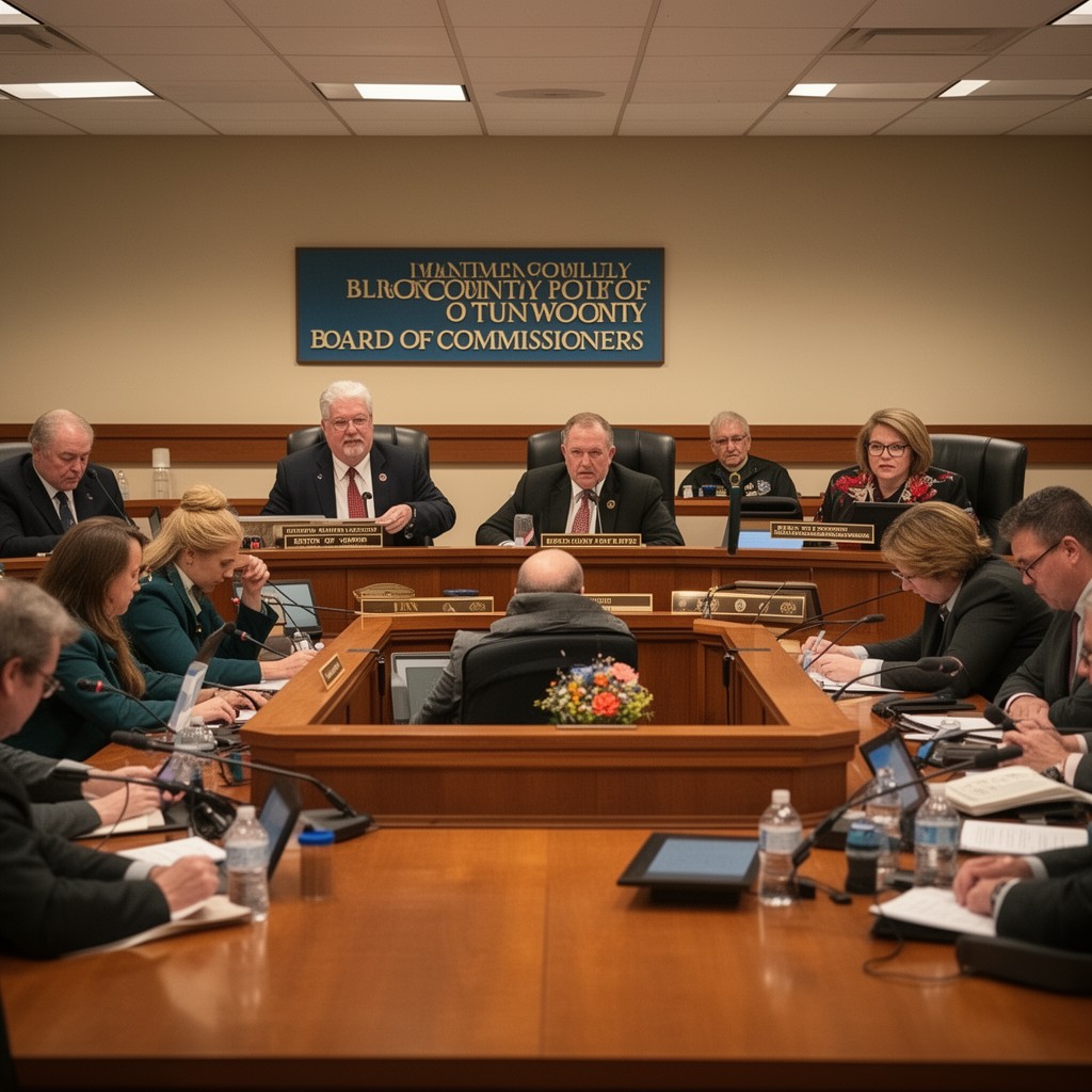 AI-generated illustration of Benton County Board of Commissioners