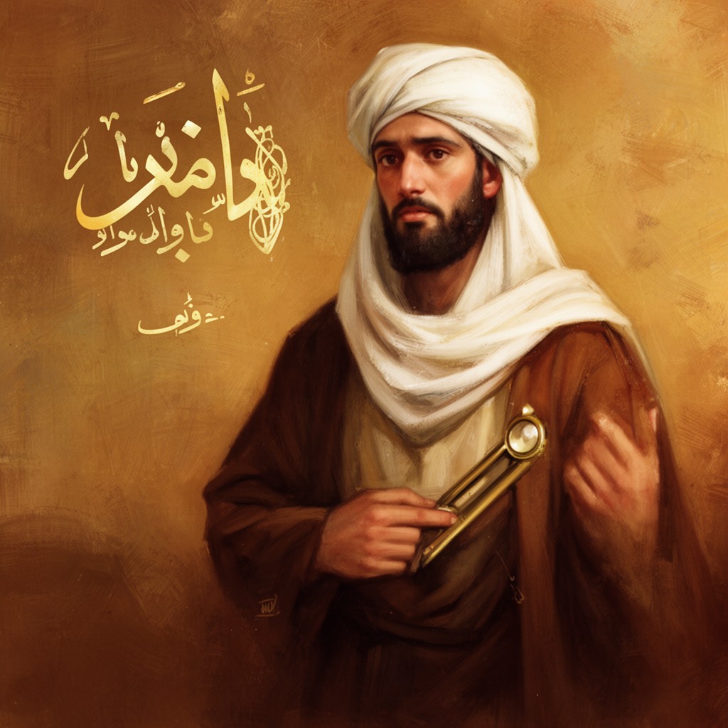 AI-generated illustration of Ali ibn Abi Talib