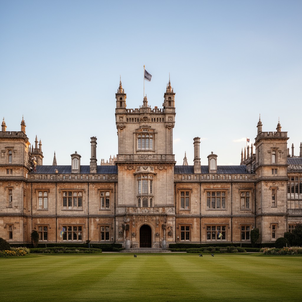AI-generated illustration of Blenheim Palace