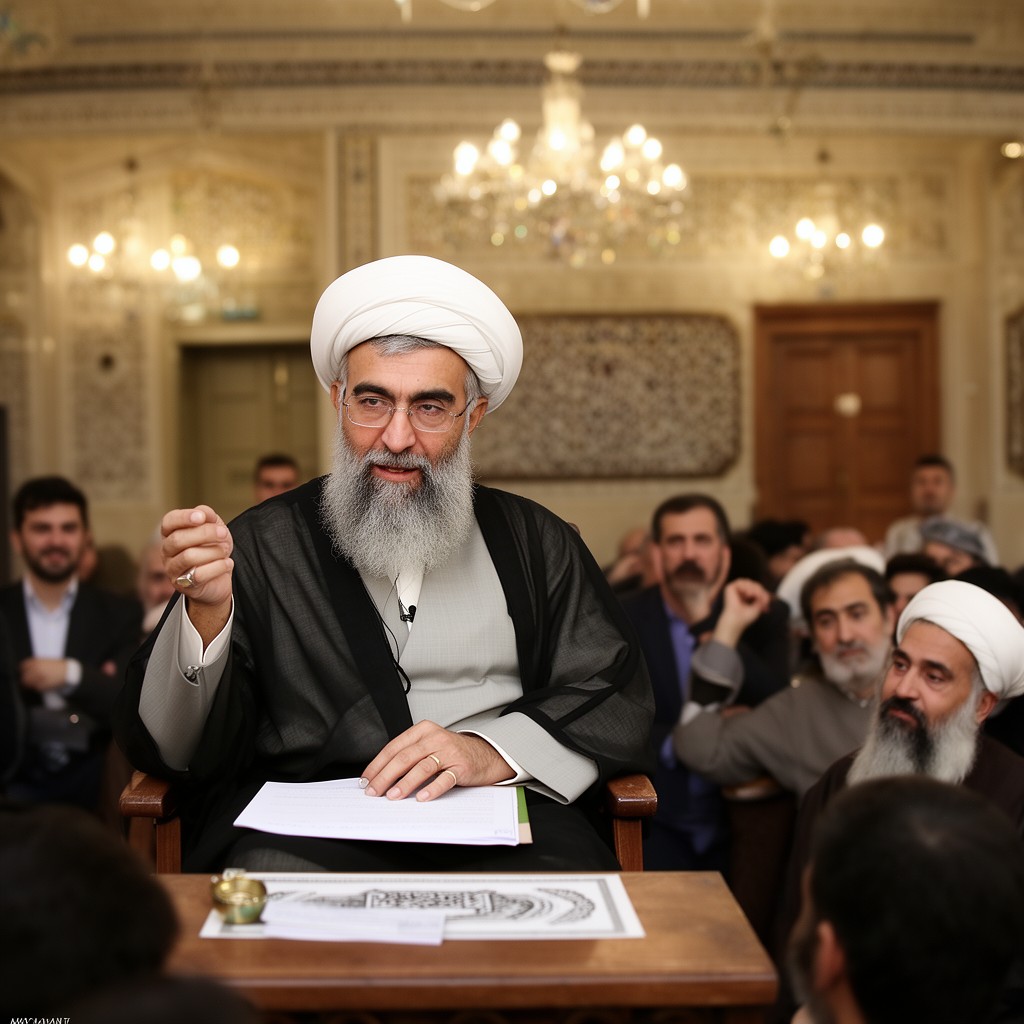 AI-generated illustration of Grand Ayatollah