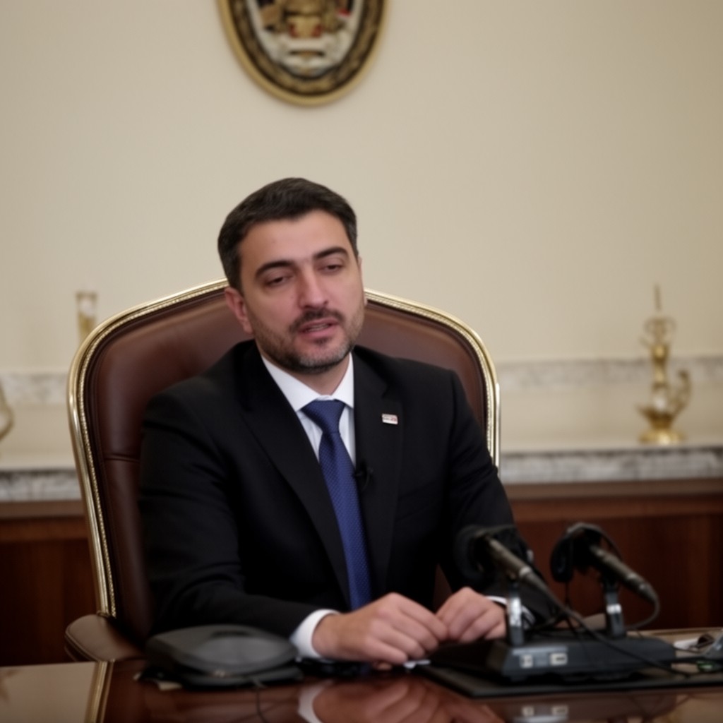 AI-generated illustration of President of Syria