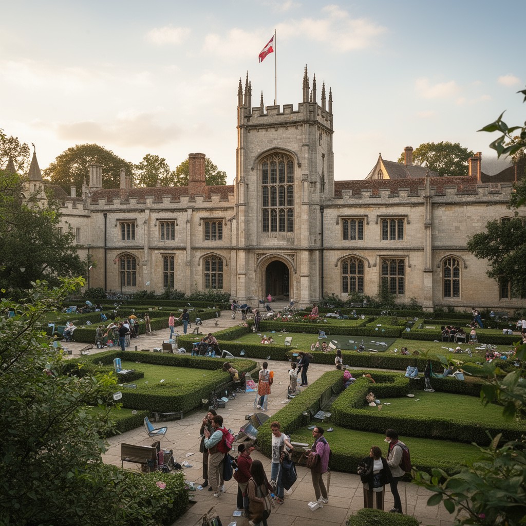 AI-generated illustration of Winchester College