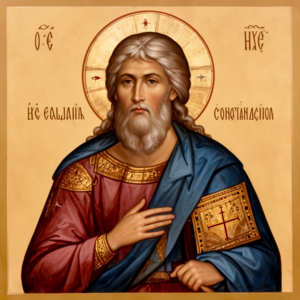 AI-generated illustration of Saint Helena of Constantinople