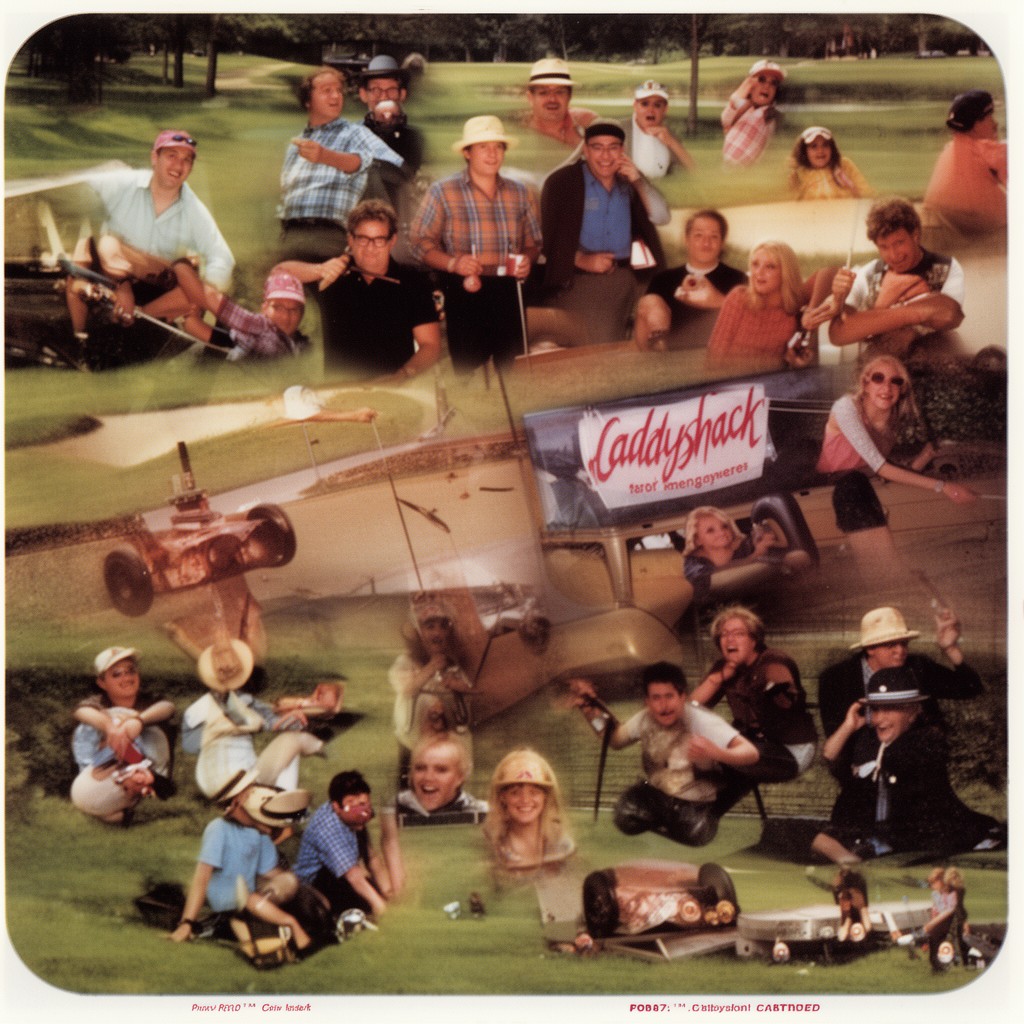 AI-generated illustration of Caddyshack
