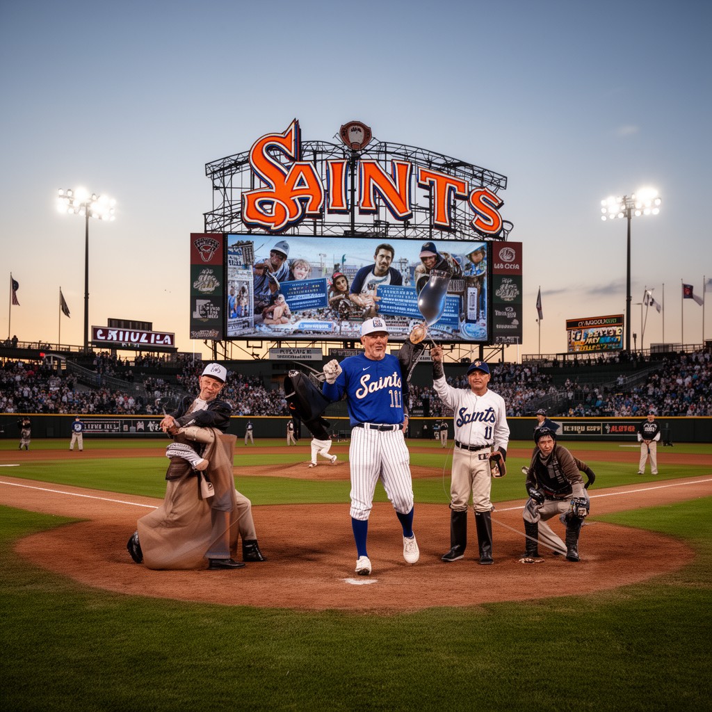 AI-generated illustration of St. Paul Saints