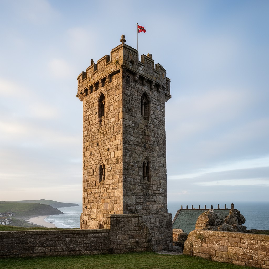 AI-generated illustration of St Rule's Tower
