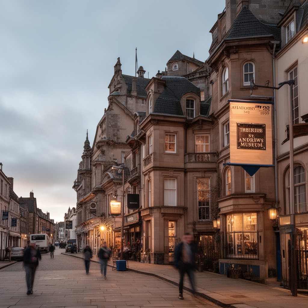 AI-generated illustration of St Andrews Museum