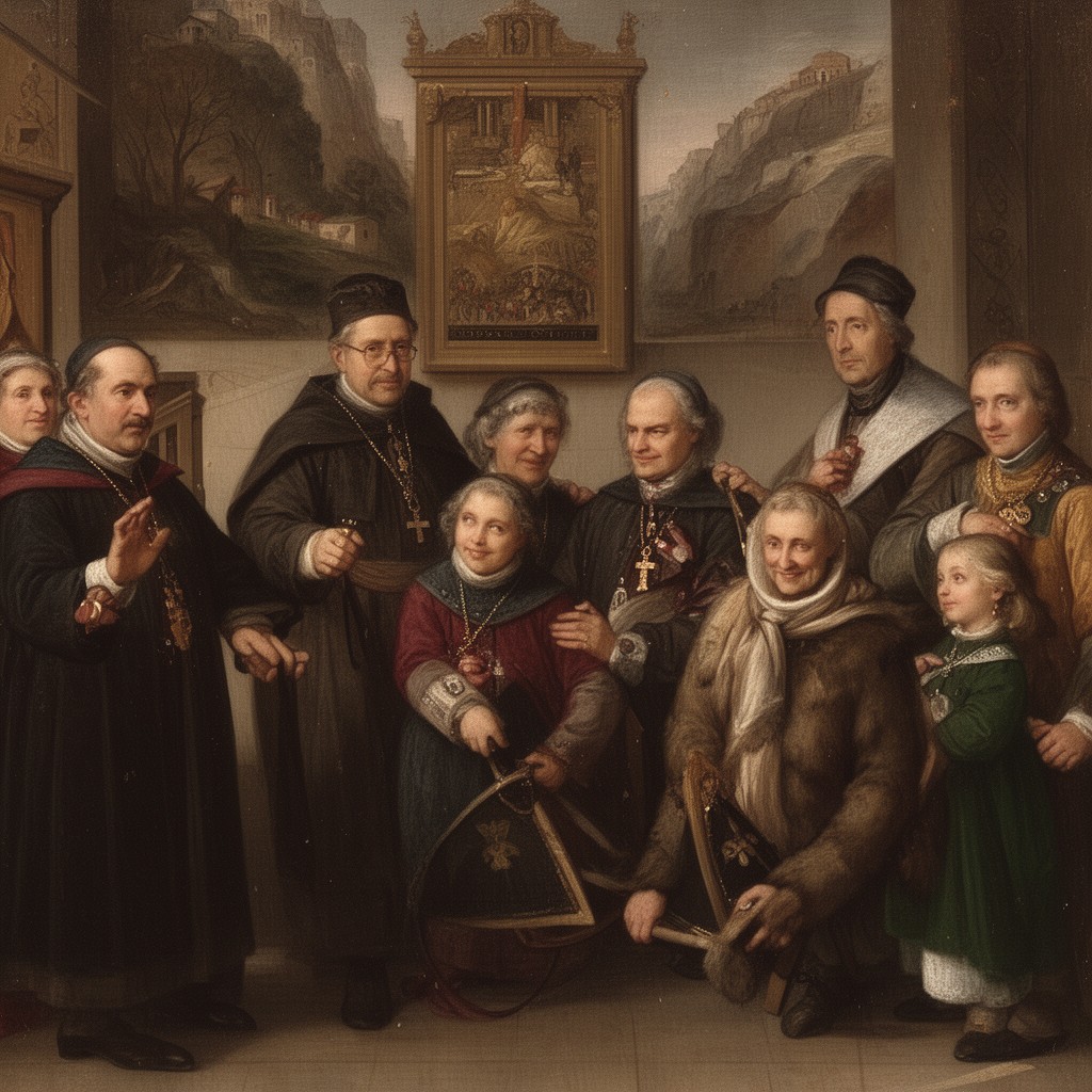 AI-generated illustration of Fieschi family