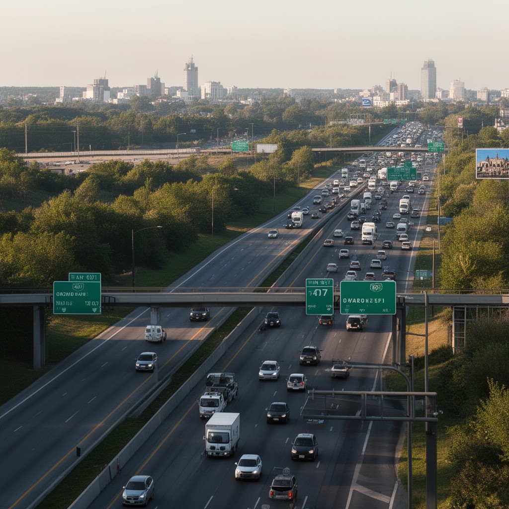 AI-generated illustration of Highway 401