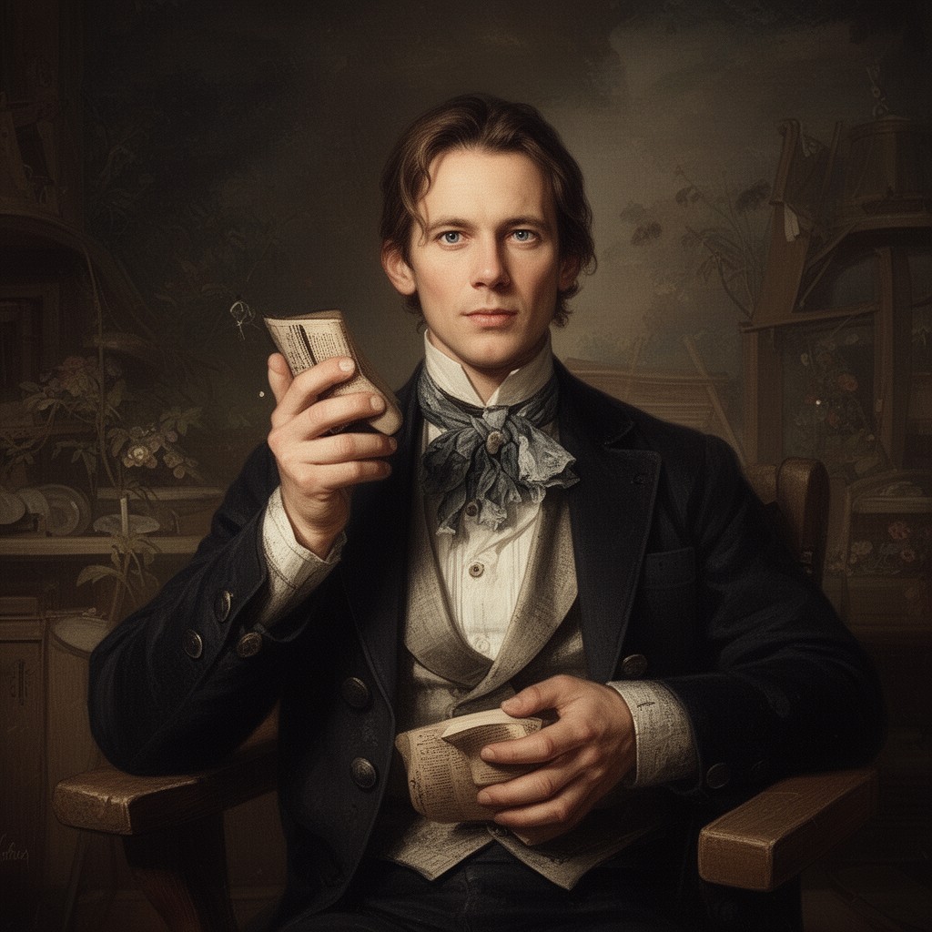 AI-generated illustration of David Copperfield