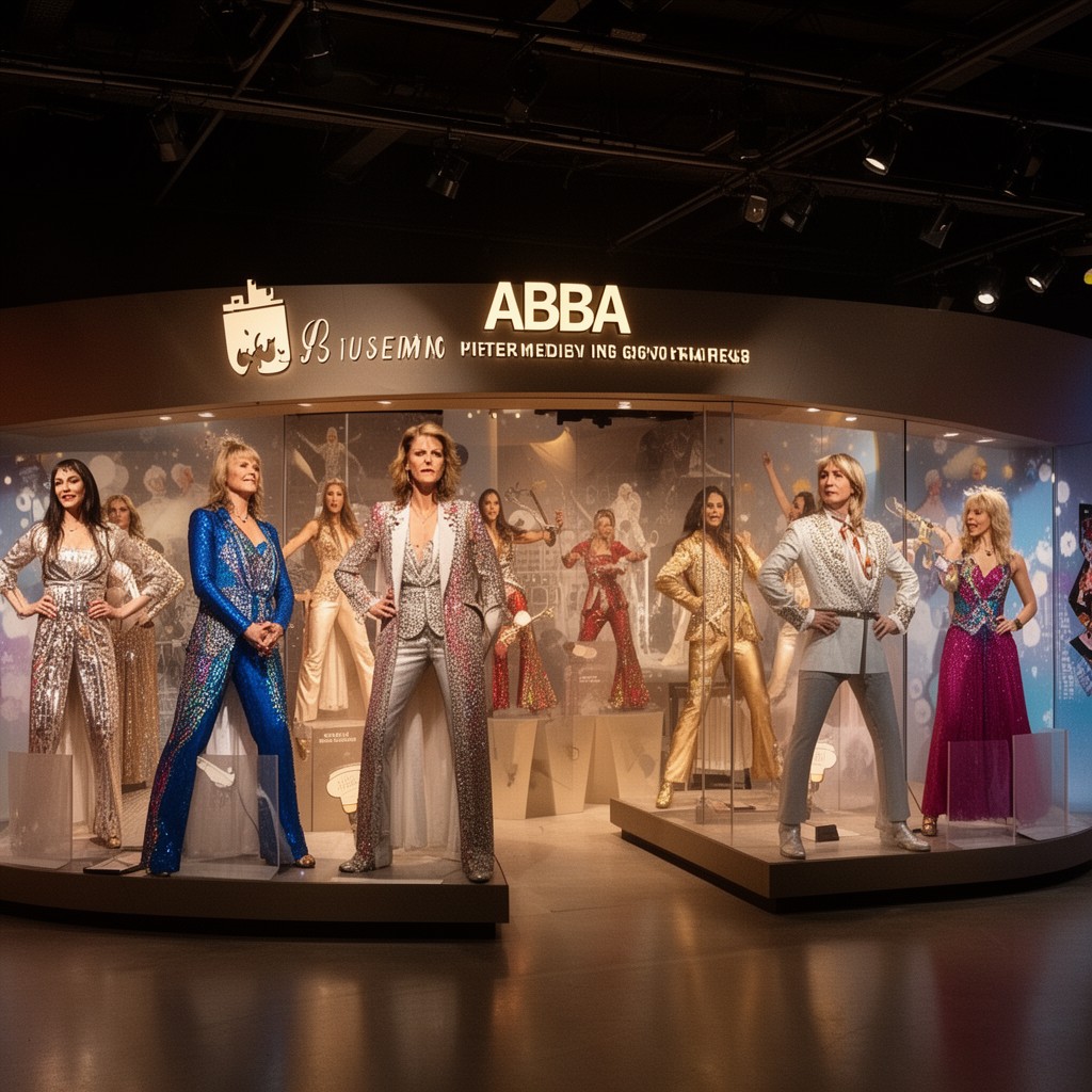 AI-generated illustration of ABBA Museum