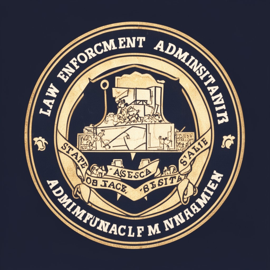 AI-generated illustration of Law Enforcement Assistance Administration