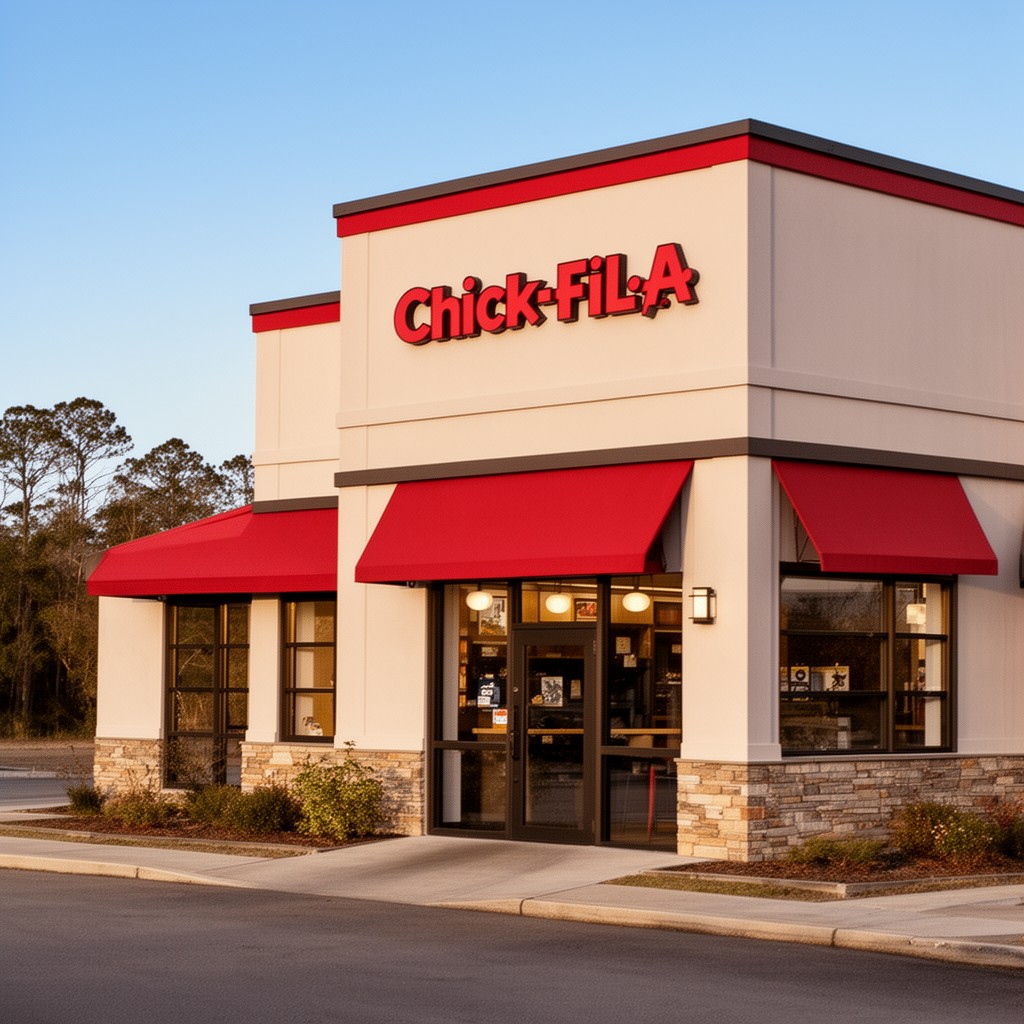AI-generated illustration of Chick-fil-A