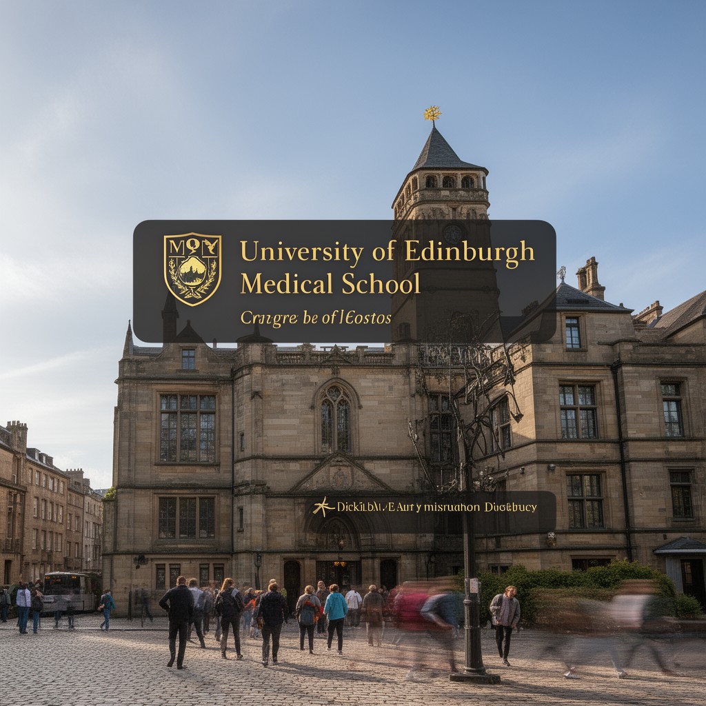 AI-generated illustration of University of Edinburgh Medical School
