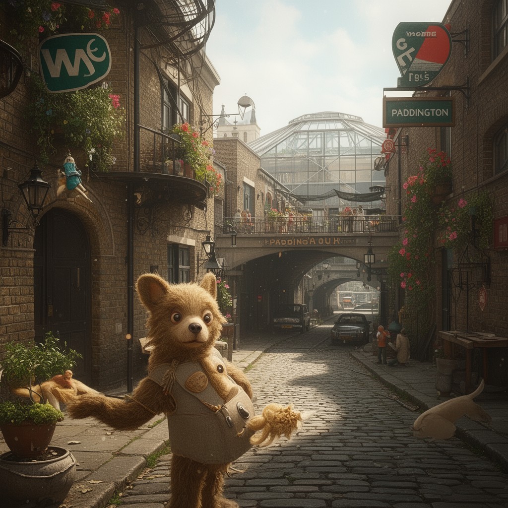 AI-generated illustration of Paddington