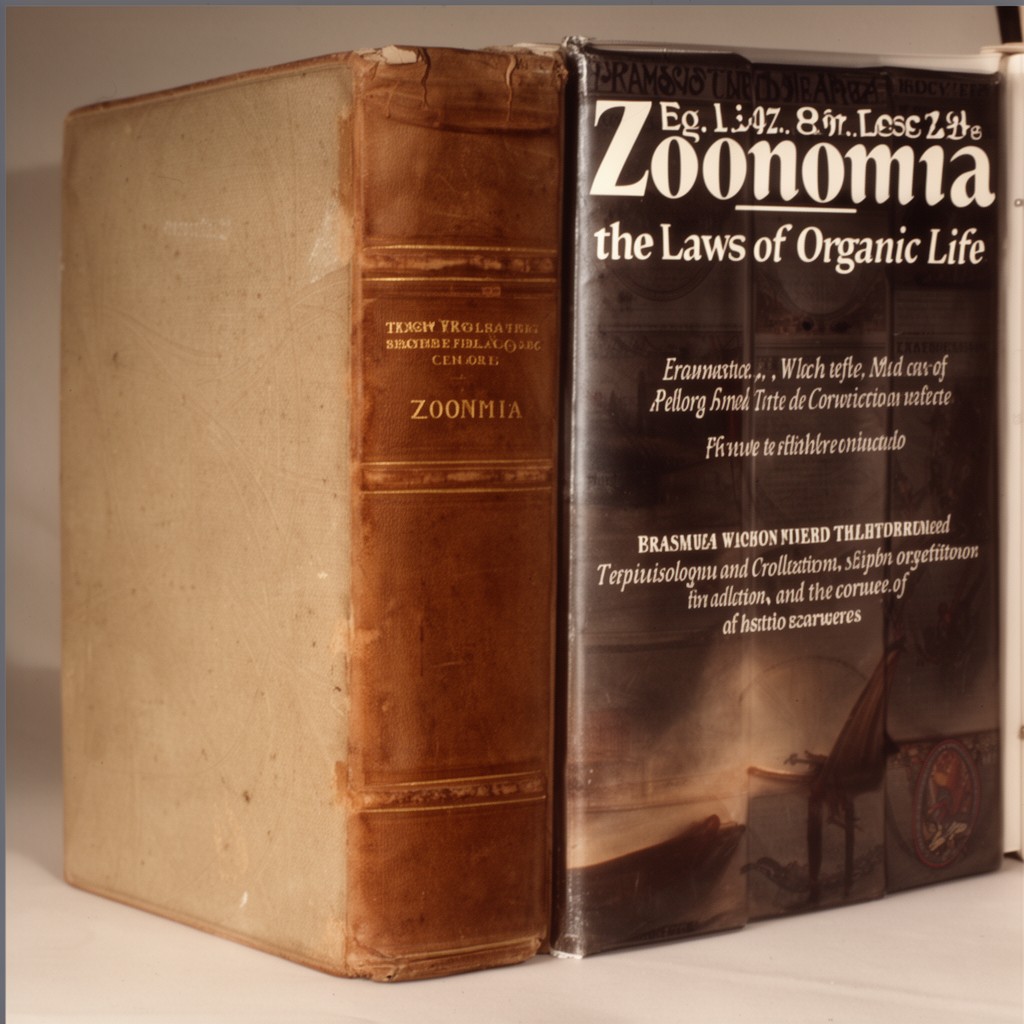 AI-generated illustration of Zoonomia; or, The Laws of Organic Life