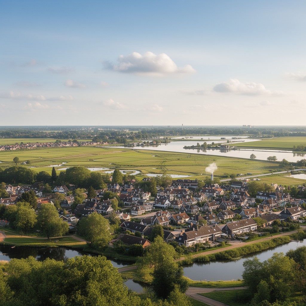 AI-generated illustration of Vijfhuizen