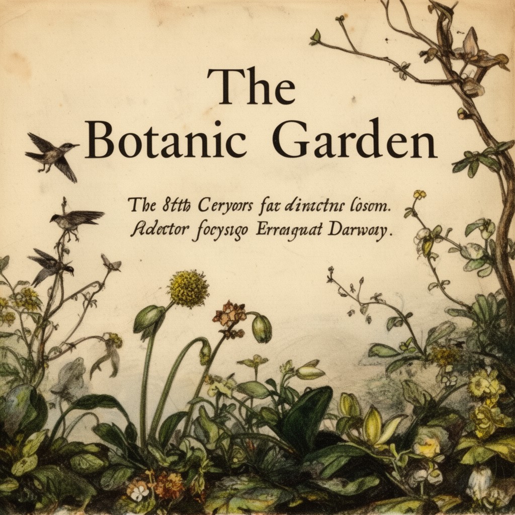 AI-generated illustration of The Botanic Garden