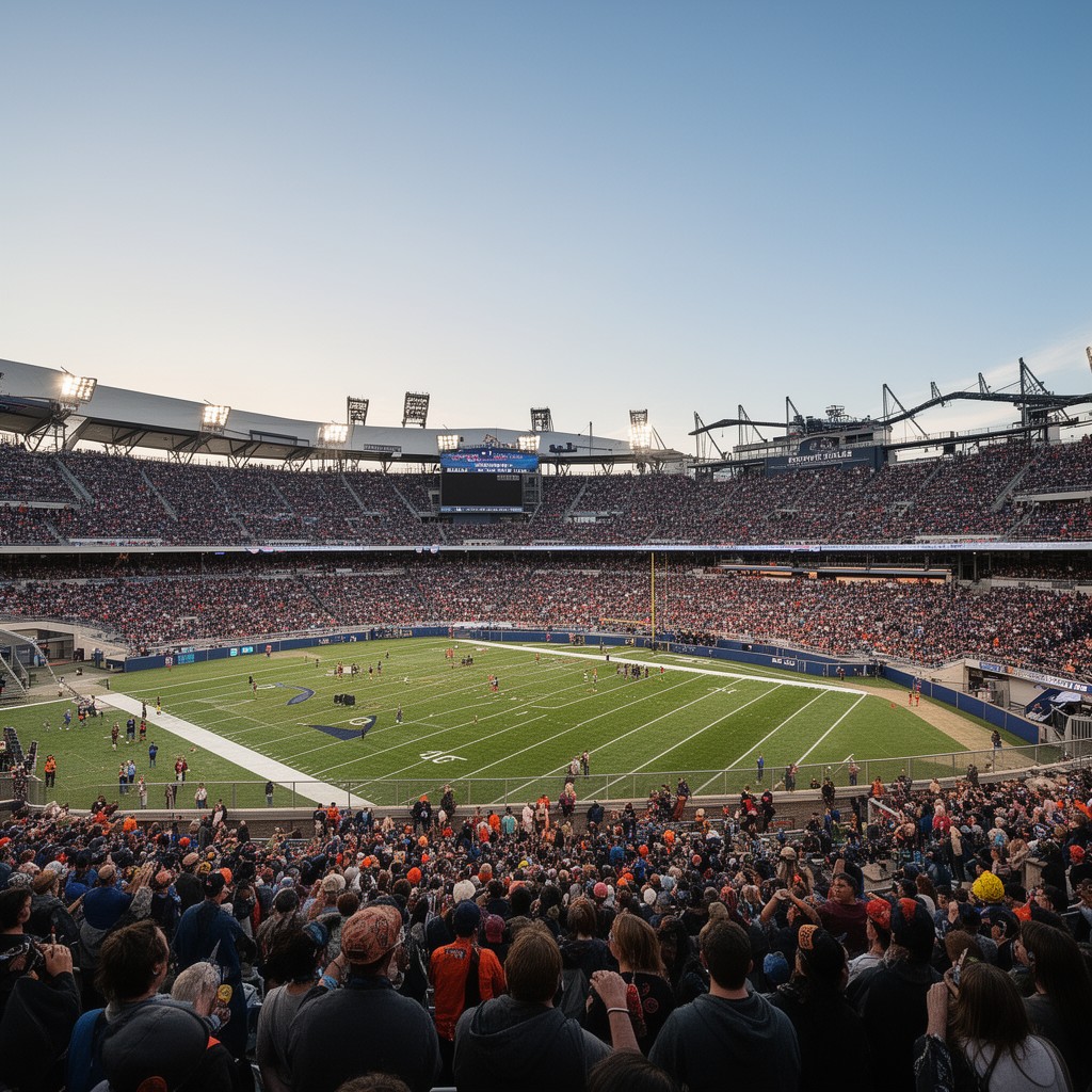 AI-generated illustration of Empower Field at Mile High