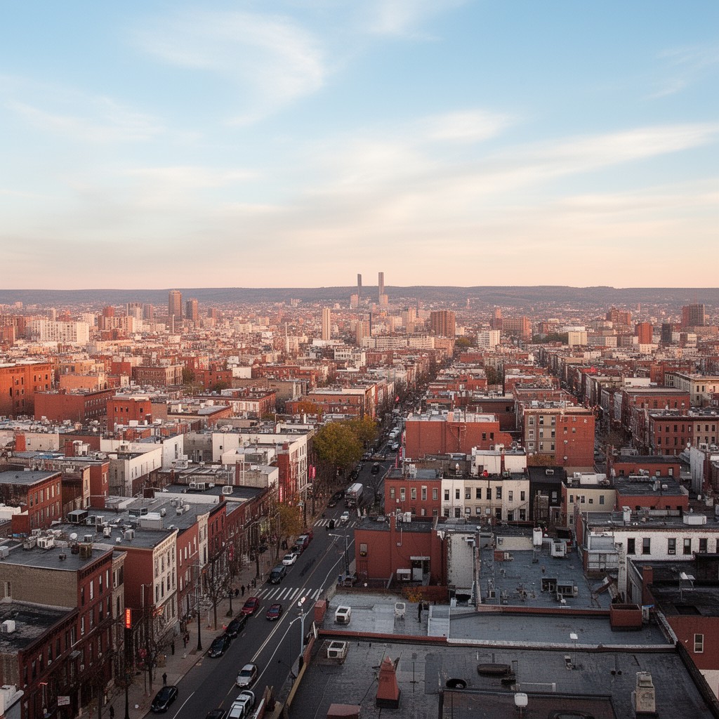 AI-generated illustration of North Philadelphia