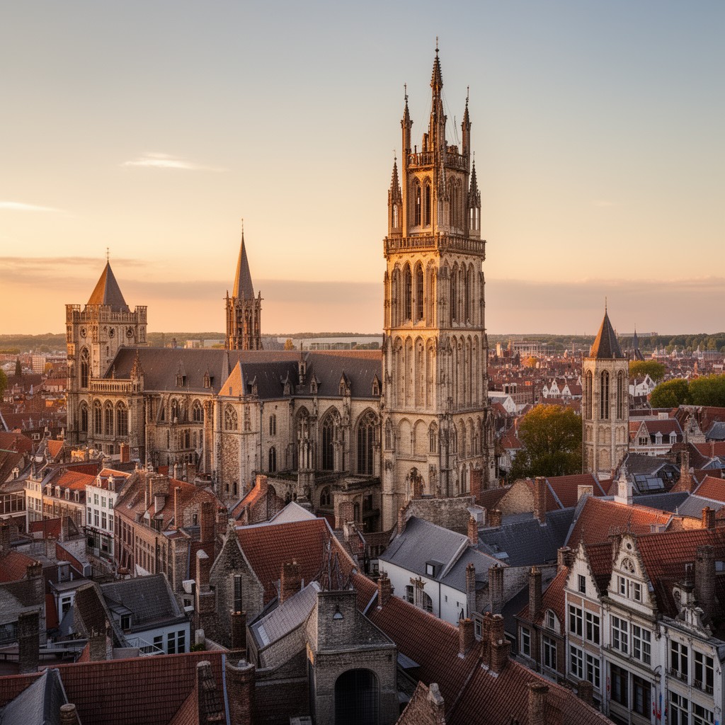 AI-generated illustration of Leuven