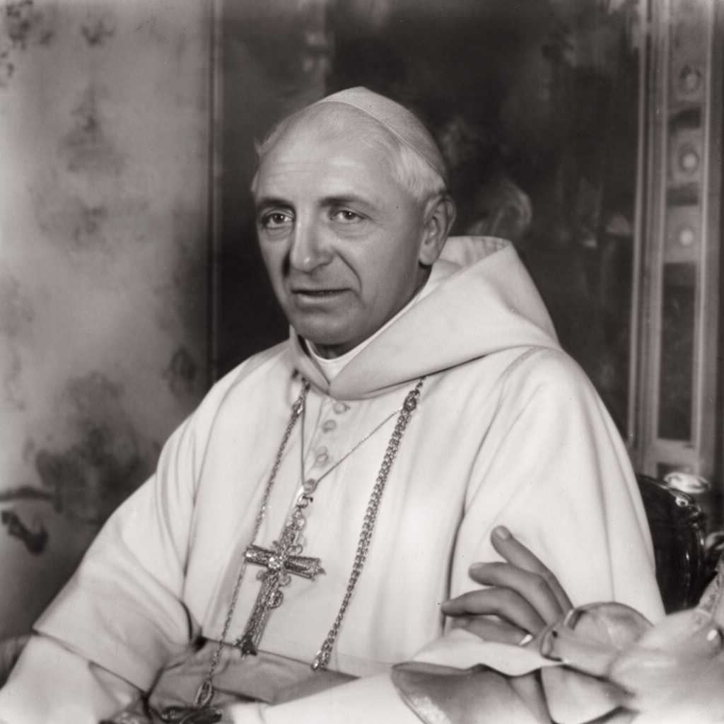 AI-generated illustration of Pope Pius XII