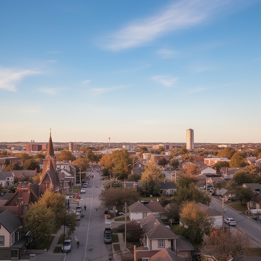 AI-generated illustration of Missouri City, Missouri