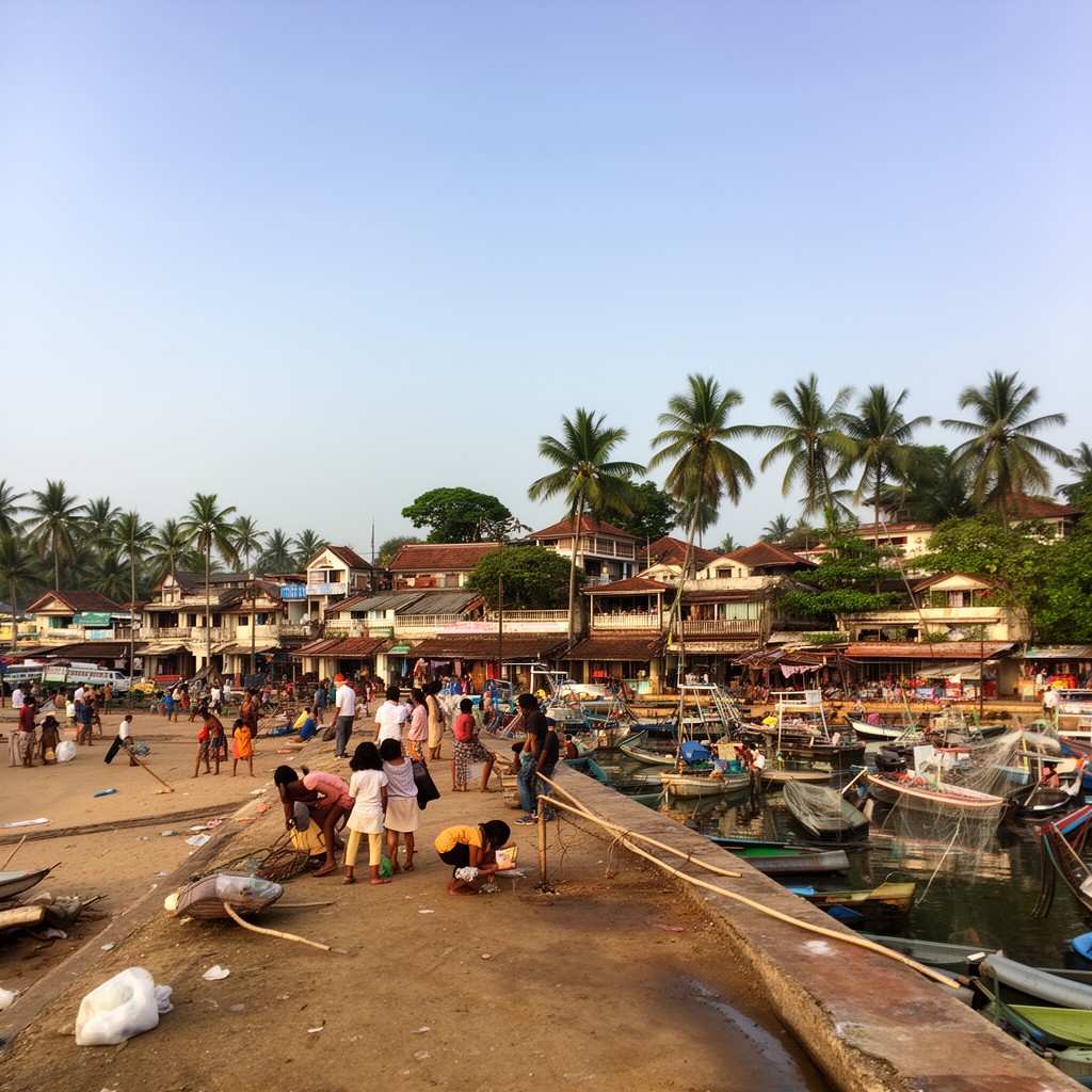 AI-generated illustration of Negombo