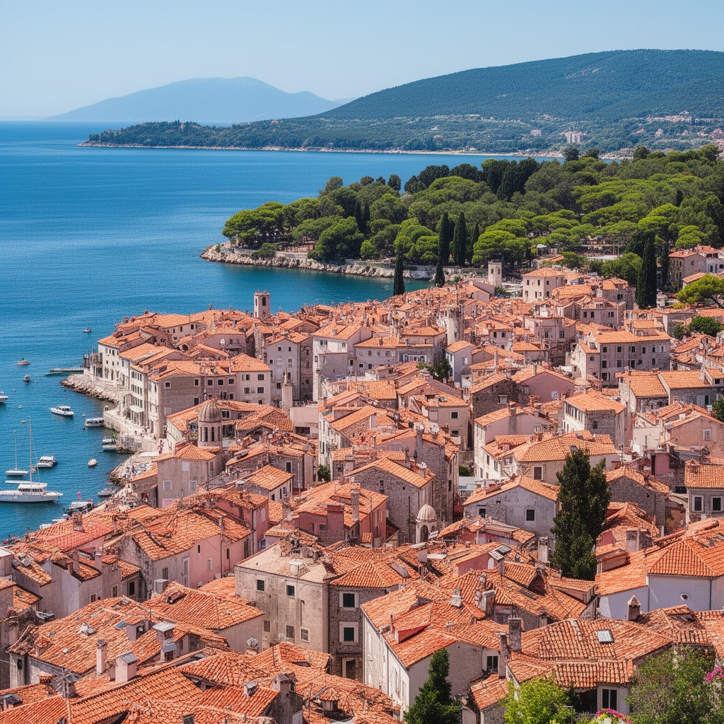 AI-generated illustration of Rovinj