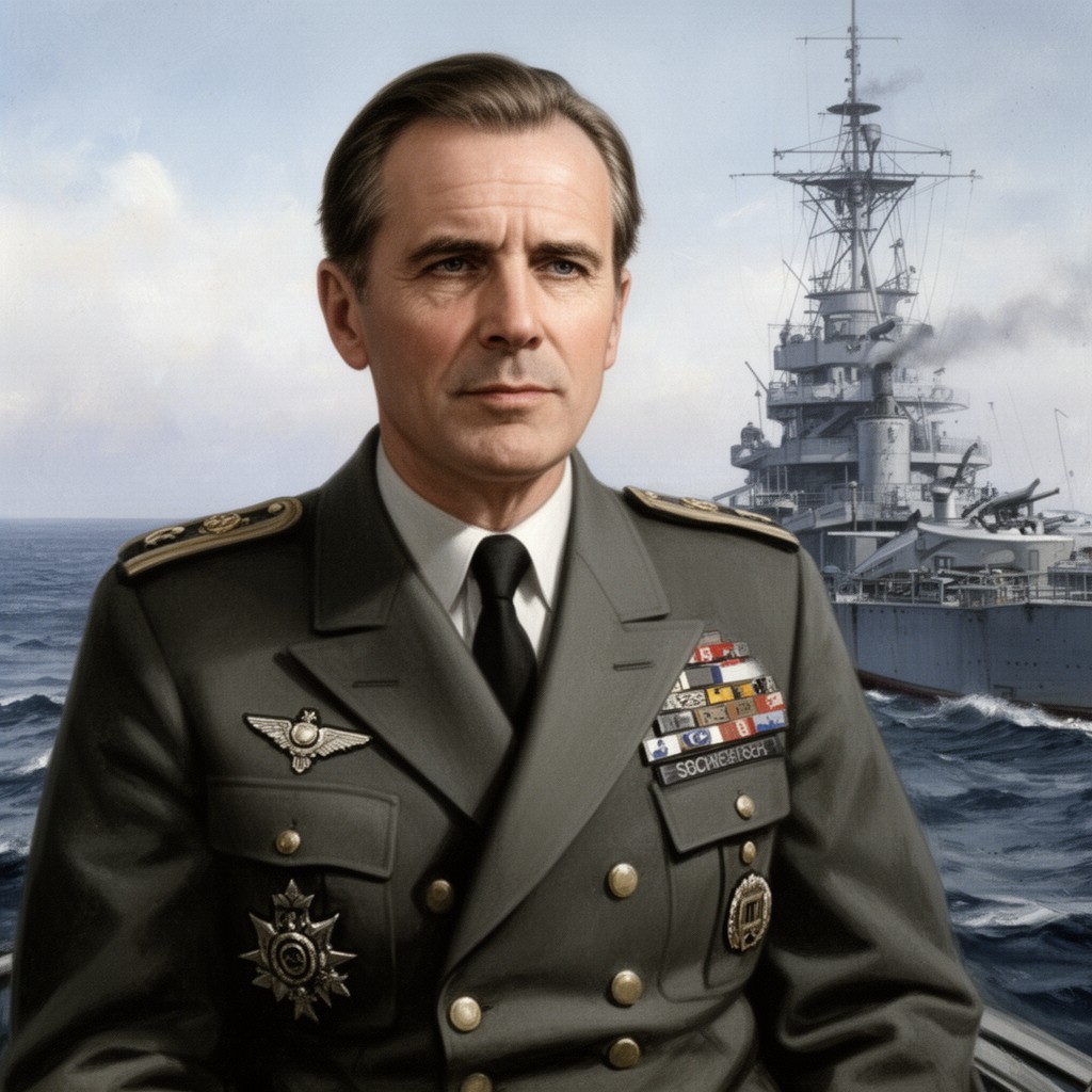 AI-generated illustration of Reinhard Scheer