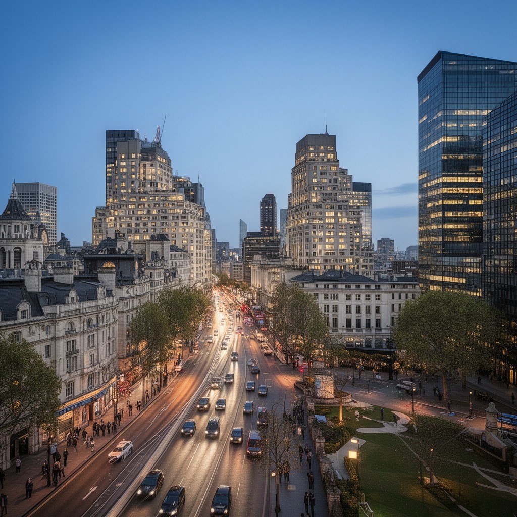 AI-generated illustration of Park Lane