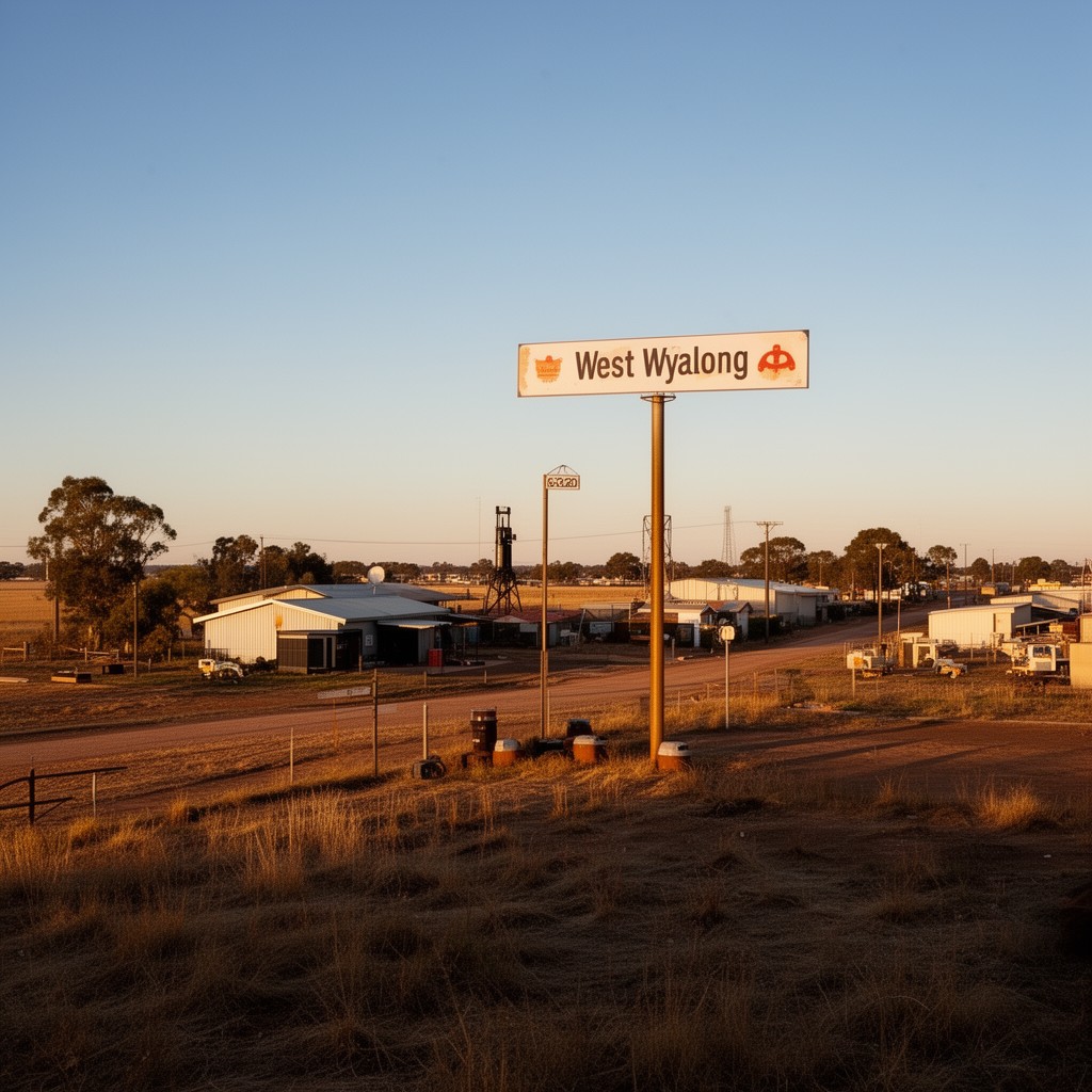 AI-generated illustration of West Wyalong