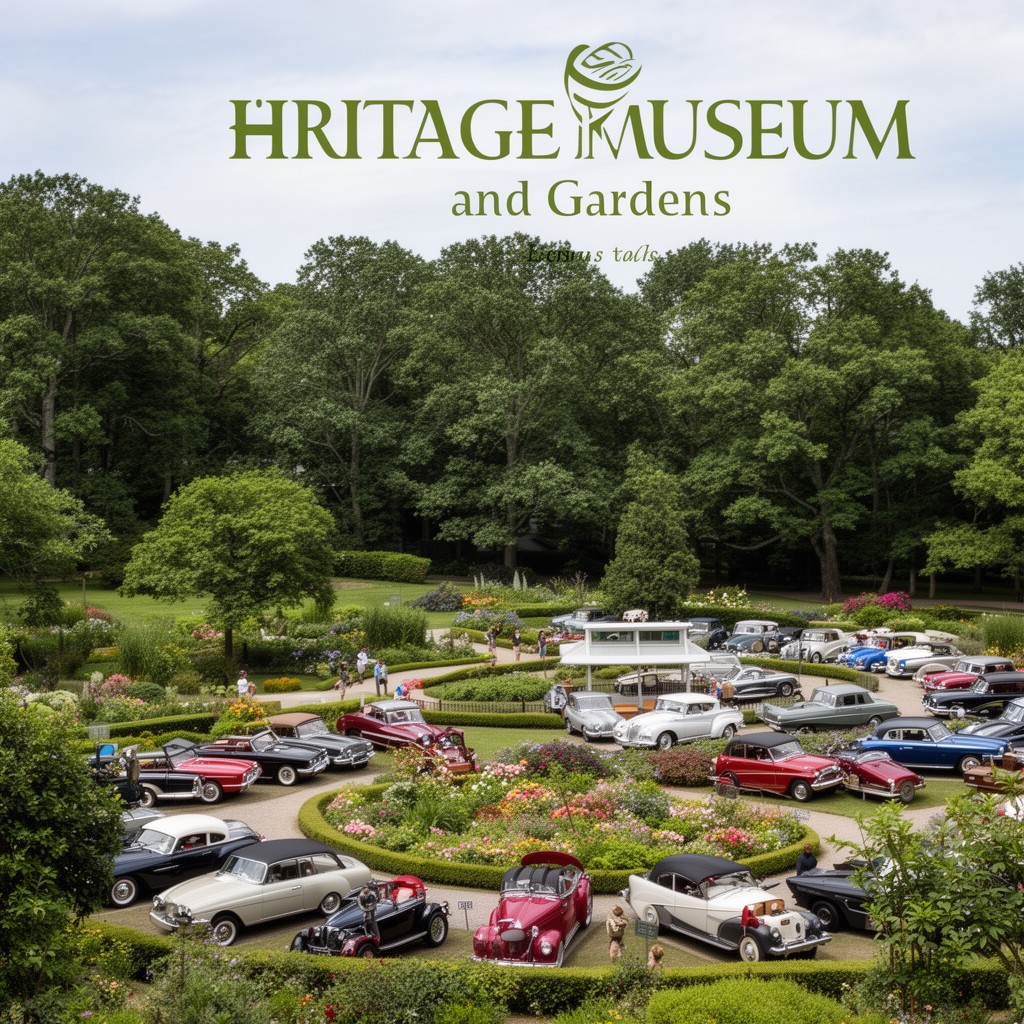 AI-generated illustration of Heritage Museums and Gardens