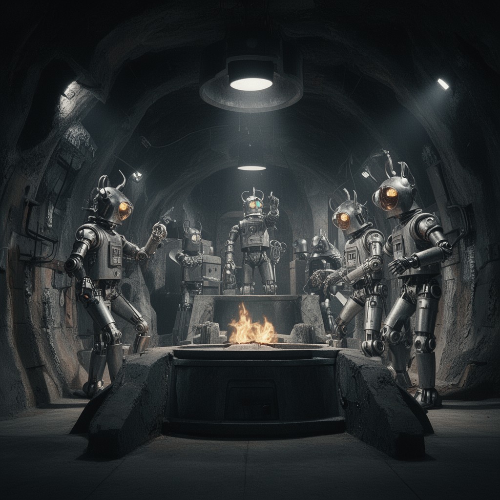 AI-generated illustration of The Tomb of the Cybermen