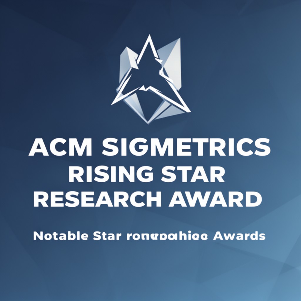 AI-generated illustration of ACM SIGMETRICS Rising Star Research Award