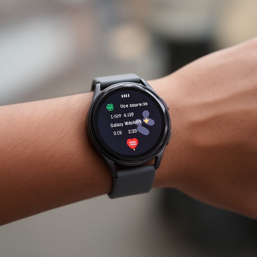 AI-generated illustration of Samsung Galaxy Watch4