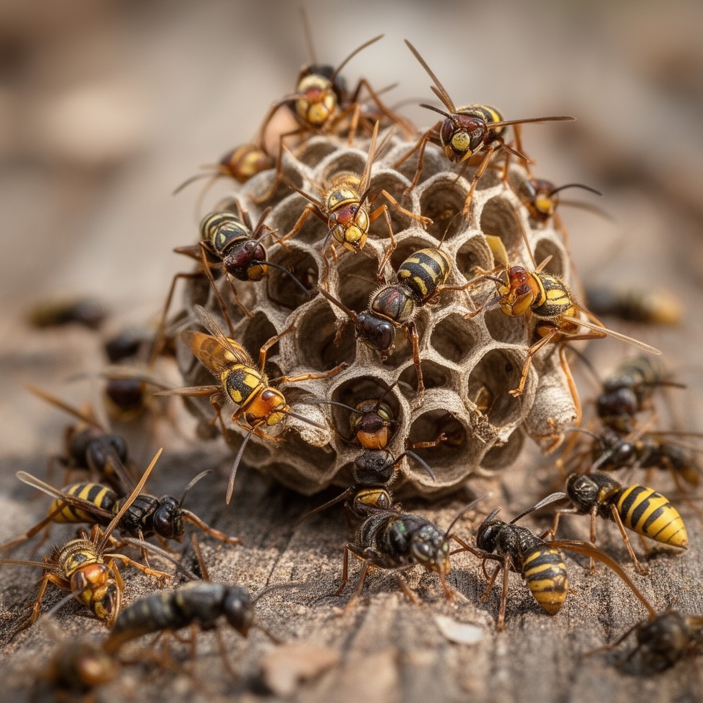 AI-generated illustration of Polistinae