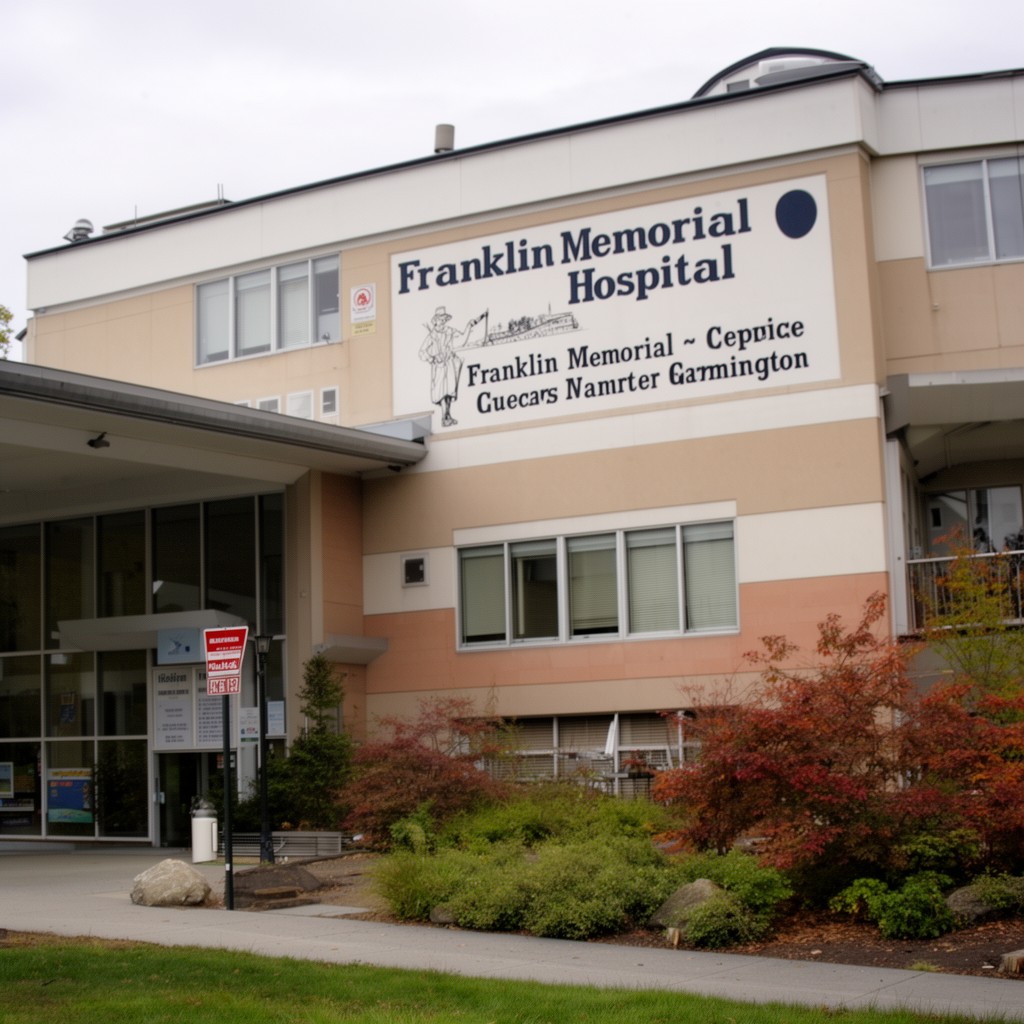 AI-generated illustration of Franklin Memorial Hospital