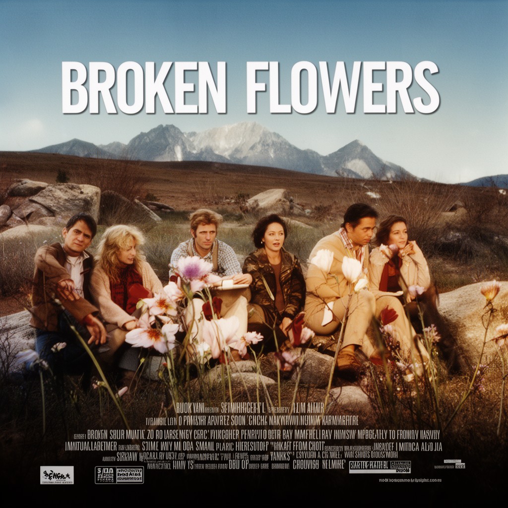 AI-generated illustration of Broken Flowers