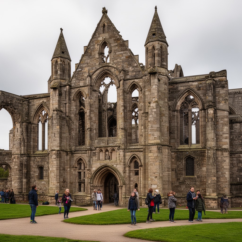 AI-generated illustration of St Andrews Cathedral