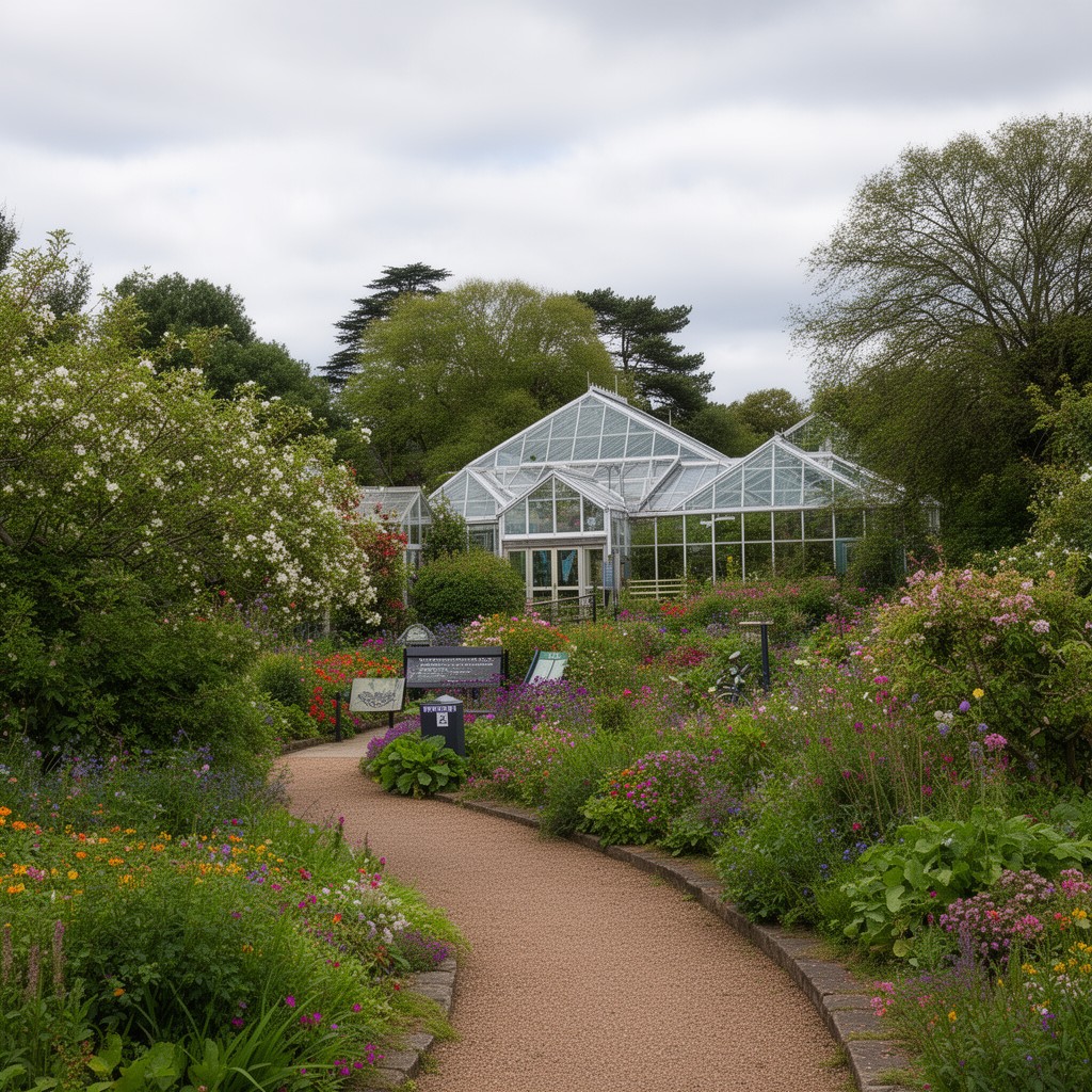AI-generated illustration of St Andrews Botanic Garden
