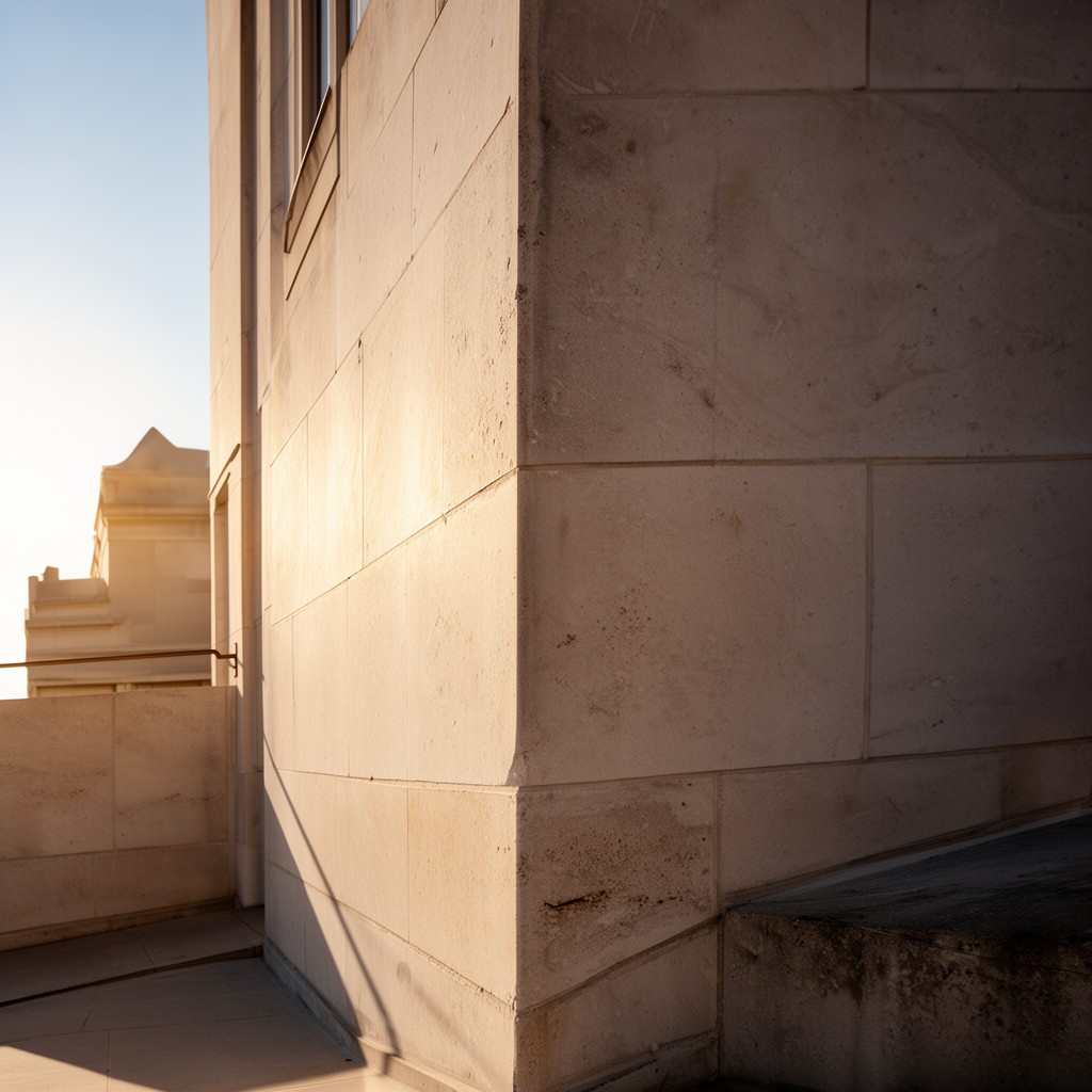 AI-generated illustration of Indiana limestone
