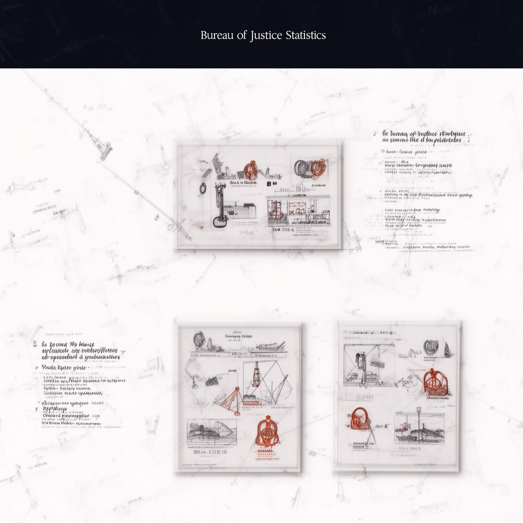 AI-generated illustration of Bureau of Justice Statistics