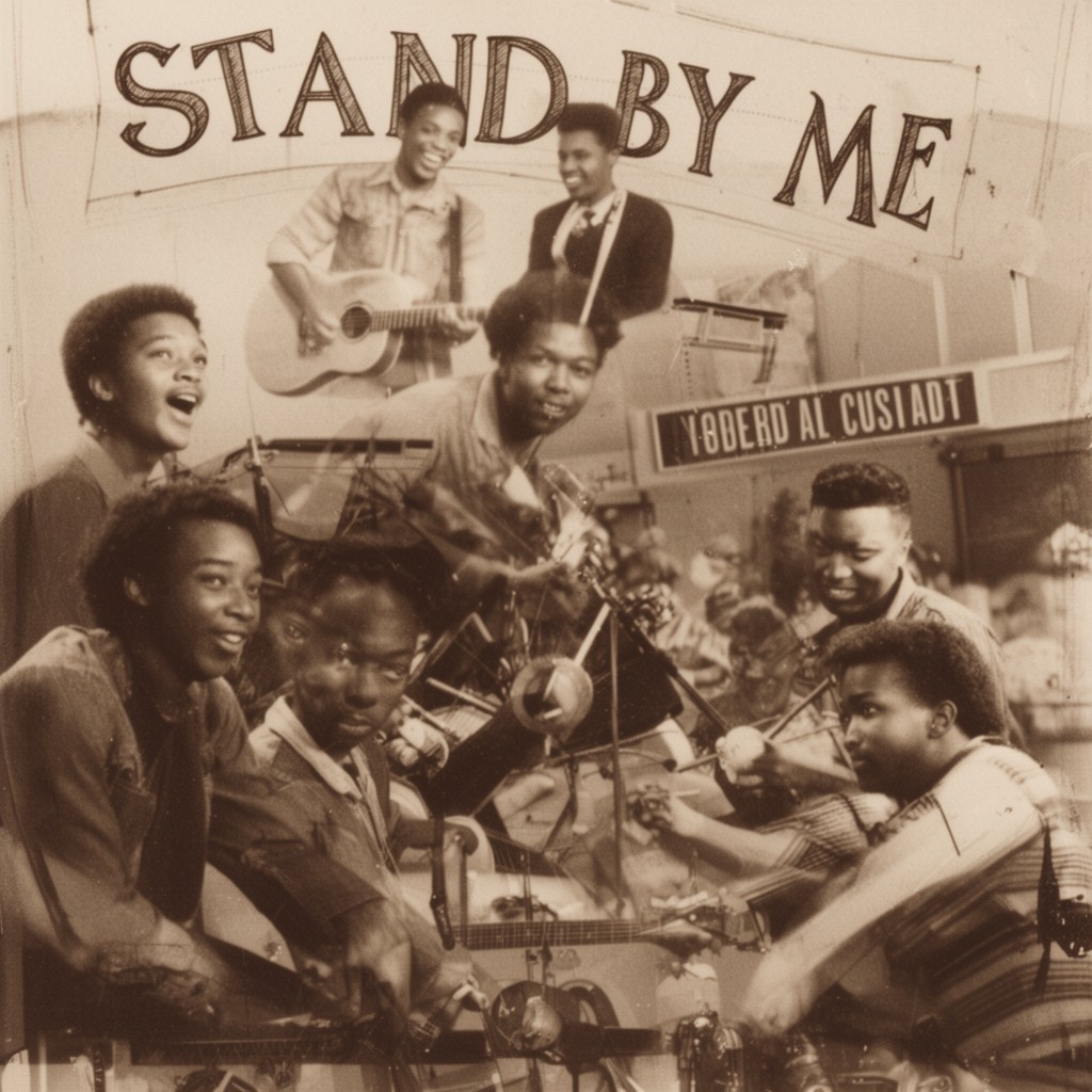 AI-generated illustration of Stand by Me